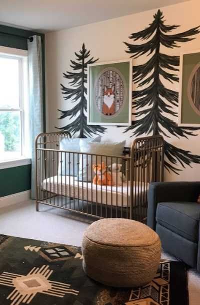 35 Cool Baby Boy Nursery & Bedroom Ideas | Sebring Design Build Nursery Bedroom Ideas, Baby Nursery Inspiration, Baby Boy Bedroom, Baby Room Themes, Adventure Nursery, Bear Wall Art, Nursery Room Design, Baby Boy Room Nursery, Baby Room Inspiration