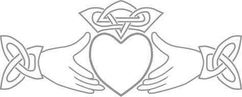 Irish Claddagh Symbol | claddagh symbol | Pre-Cut Patterns Stencil Letters On Wood, Pagan Designs, Etching Patterns, Claddagh Tattoo, Celtic Border, Letters Ideas, Claddagh Symbol, Wooden Flags, Glass Etching Stencils