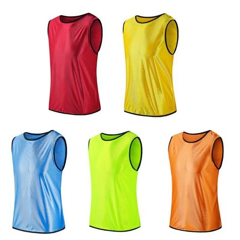 Basketball Soccer Loose Gym for Tops Quick Dry Sleeveless Sports Shirt Men brand new and Features: Great for practice and school gym. This vest is very eye catching. A comfortable, fashionable and durable vest. The fine workmanship vest is for for your working out. Nice design with practical use which will make you more appealing. Specification: Color: blue, red, green, orange, yellow Material: polyester micro mesh Size: 65cm(25.6in) × 45cm(17.72in) Quantity: 1pc Note: Transition: 1cm=10mm=0.39inch Please allow 0-1cm error due to manual measurement. pls make sure you do not mind before you bid. Due to the difference between different monitors, the picture may not reflect the actual color of the item. Thank you! Package includes: 1 × Sports Vest School Gym, T Shirt Picture, Football Ball, Sports Vest, Group Shirts, Soccer Training, Womens Basketball, Basketball Teams, Soccer Team