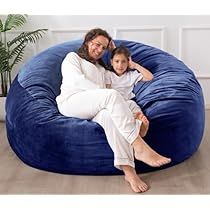 Fluffy Couch, Blue Bean Bag, Bean Bag Chairs For Adults, Kids Lounger, Foam Furniture, Bean Bag Furniture, Dorm Chairs, Large Bean Bag Chairs, Lounge Chair Bedroom