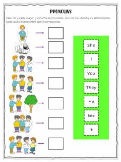 Subjects Pronouns Language: English Grade/level: grade 3 grade 4 School subject: English as a Second Language (ESL) Main content: Subject pronouns Other contents: Pronouns Worksheet 1st Grade, Personal Pronouns Worksheet For Grade 1, Prounons Worksheet, Personal Pronouns Worksheets Grade 3, English Grade 4 Activities, Subject Pronoun Worksheet, Subject Pronouns Worksheet Grade 1, Pronouns Worksheet Grade 1, Pronoun Worksheets For Grade 1