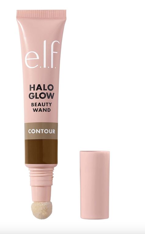 e.l.f. Halo Glow Contour Beauty Wand, Liquid Contour Wand For A Naturally Sculpted Look, Buildable Formula, Vegan & Cruelty-free, Medium/Tan Elf Liquid Contour, Elf Makeup Contour, Halo Glow Contour, Elf Halo Contour, Elf Contour Wand, Elf Halo Glow Contour, Makeup Wishlist, Elf Contour, Elf Brushes