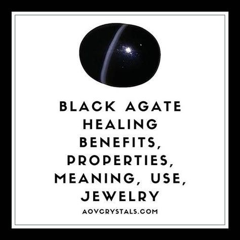 Black Agate Healing Benefits, Properties, Meaning, and Use. Gemstone Properties | Crystal Meanings #Crystals #BlackAgate Black Gemstones, Agate Meaning, Black Agate Stone, Shoulder Pain Relief, Gold Tiger Eye, Crystal Therapy, Crystal Healing Stones, White Agate, White Crystals