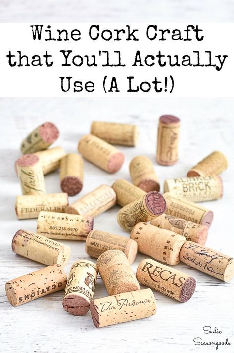 Using Wine Corks Craft Ideas, Crafts With Corks Creative Ideas, Wine Corks Ideas, Crafts With Corks, Corks Crafts, Cork Creations, Wine Corks Decor, Wine Cork Trivet, Upcycled Wine Corks