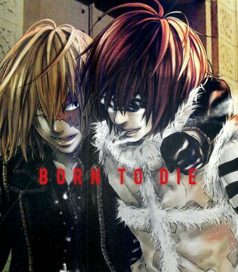 Mello and matt Mello And Matt, Deathnote Anime, Red, Anime, Hair, Black, Zug