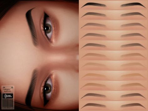 cosimetic's Eyebrows | NO 36 Sims 4 Cc Face Details Eyebrows, Sims 4 Female Eyebrows Patreon, Sims 4 Free Cc Eyebrows, Eyebrows Preset Sims 4, Sims 4 Alpha Cc Lashes, Sims 4 Cc The Sims Resource Eyebrows, Sims 4 Cc Black Eyebrows, Sims 4 Cc Download Makeup, Sims 4 Custom Content Eyebrows