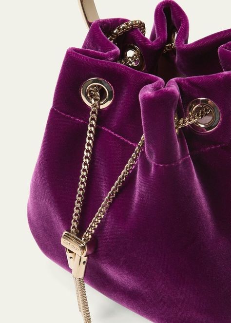 Jimmy Choo Bags, Jimmy Choo Bag, Chain Top, Shoe Boutique, Shoulder Chain, Pretty Bags, Bon Bon, Leather Bucket Bag, Leather Bucket