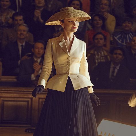 The New Look's costume designer on re-creating Dior's finest looks from the 1940s — Radio Times Dior New Look, Cristobal Balenciaga, Daniel Brühl, Boyfriend Outfit, French Fashion Designers, Couture Designers, Pierre Balmain, Famous Fashion, Harper's Bazaar