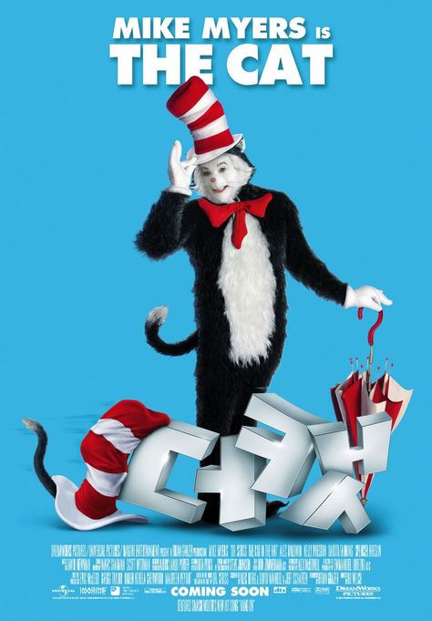 Cat In The Hat Movie, Dr Seuss Movies, Cat Movie, The Cat In The Hat, Pet Fish, Cat In The Hat, Animation Movie, Kid Movies, Funny Films