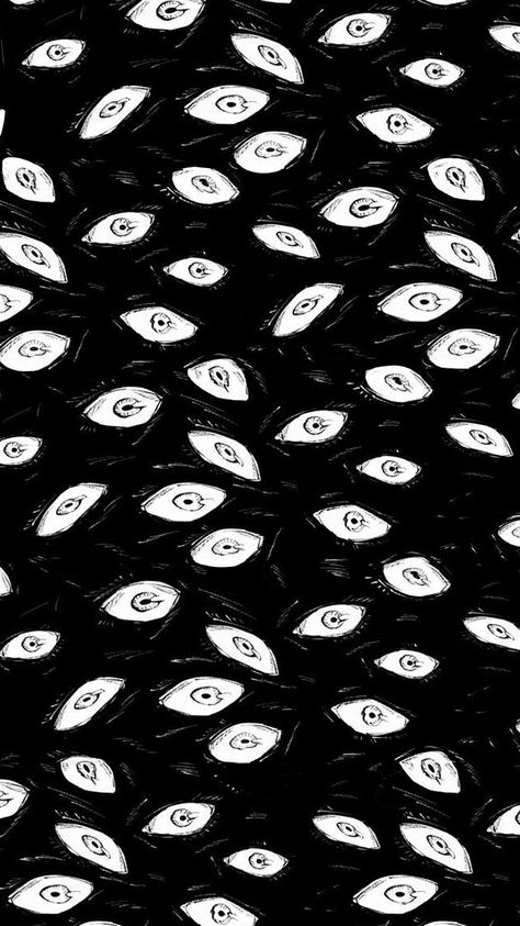 Eyes Watching You, Eyes Creepy Drawing, Eye Horror Art, Scary Picture Aesthetic, Kawaii Dark Wallpaper, Six Eyes Jjk, Glowing Eyes Drawing, Creepy Eyes Aesthetic, Creepy Backgrounds Aesthetic