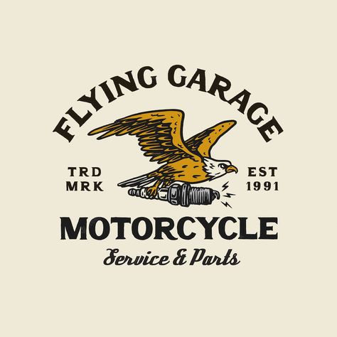 Premium Vector | Eagle hand drawn vintage style of motorcycle and garage logo badge Marseille, Logos, Vintage Eagle Logo, Vintage Company Logo, Auto Paint Logo, Vintage Brand Logo, Motorcycle Branding, Motorcycle Logo Design, Vintage Badge Design