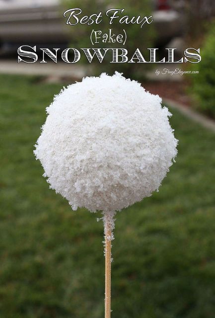 how to make faux snowballs, christmas decorations, crafts, seasonal holiday decor Faux Snowballs, Fake Snowballs, Shower Colors, January Decor, Diy Snowman Decorations, Snow Decorations, Winter Wonderland Decorations, January Crafts, Ideas Navideñas