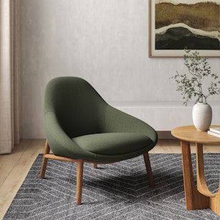 Green Lounge Chair, Green Lounge, Perfect Living Room, Banquette Seating, Smart Furniture, Green Chair, Living Room Inspo, Living Room Style, Mid Century Modern Furniture