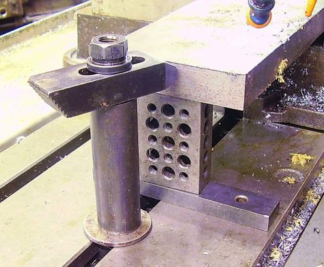 T-slot clamps are tried-and-true accessories for milling applications. Chances are that if you have a milling machine, you have a set. CTE contributor Brandt Taylor tells us how to get the most out of T-slot clamps by using them for more than clamping. Click to ready more. #CTEplus Milling Machine Projects, Metalworking Tools, Wire Bending, Metal Forming, Industrial Machinery, Machining Projects, Shop Equipment, Tool Shop, Metal Working Tools