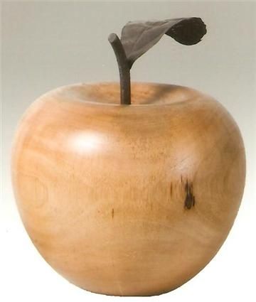 Wood Apple: Wood Apple, Woodturning Ideas, Woodturning Art, Wood Apples, Wooden Fruit, Turning Projects, Lathe Projects, Wood Turner, Wood Turning Projects