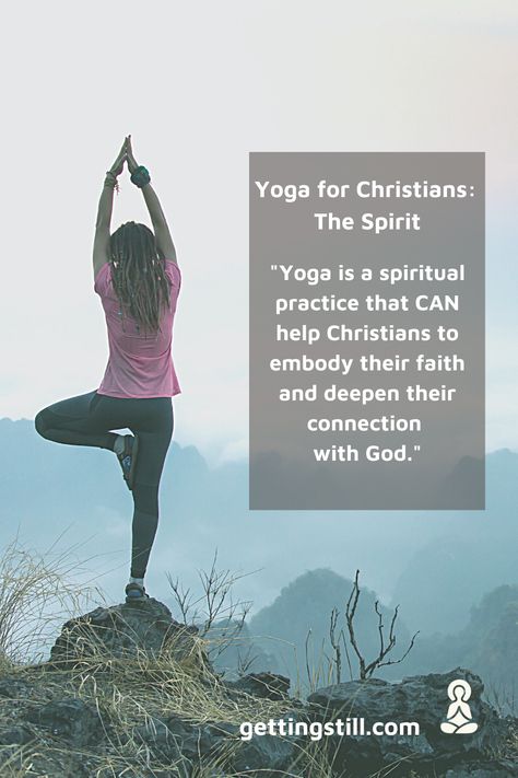 Yoga is meant to be a spiritual practice and cultivates awareness of our spiritual nature. The popularity of the practice of yoga illustrates the underlying desire of ALL people to find connection and communion with God. Yoga CAN help Christians to embody their faith and deepen their connection with God.  But some believe that practicing yoga is wrong for Christians. How should Christians respond? #christcenteredyoga #yoga #christian #christianyoga Christian Yoga Quotes, Christian Yoga, Connection With God, Spiritual Nature, Yoga Lessons, Benefits Of Yoga, Yoga Philosophy, Gentle Yoga, Practice Yoga