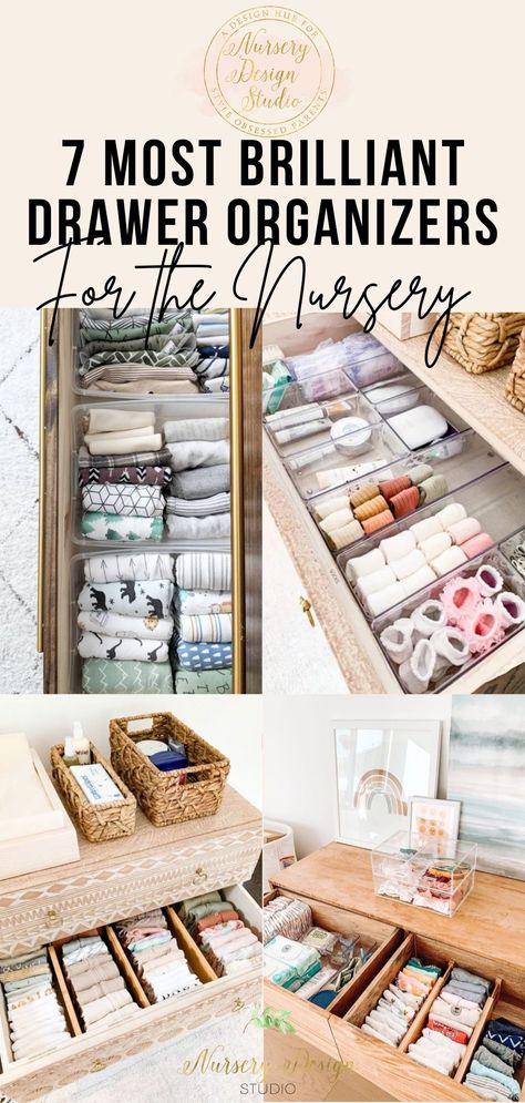 THE-7-MOST-BRILLIANT-NURSERY-DRAWER-ORGANIZERS Nursery Closet Ideas, Nursery Drawers, Baby Drawer Organization, Newborn Organization, Nursery Drawer Organization, Baby Dresser Organization, Nursery Dresser Organization, Baby Drawer, Nursery Drawer