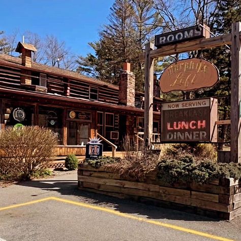 One of our "go to" restaurants in the Poconos and just minutes from @memories_lodge The original "Log Cabin" was constructed in 1934 from native spruce, harvested entirely from the surrounding woods. Known for many years as The Log Cabin, this rustic mountain lodge was a boarding house for hunters and other outdoorsmen. During a typical deer hunting week, extra cots overflowed into the dining room. Long rows of cots were installed against the wall, while hearty Pennsylvania Dutch Style meals... The Poconos, Dutch Style, Airbnb Rentals, Boarding House, Pennsylvania Dutch, Hotel Interior Design, Mountain Lodge, Rustic Lodge, Cots