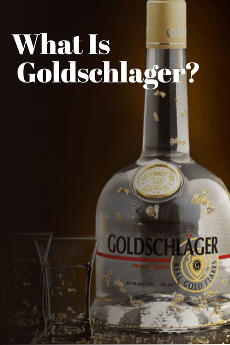 Wondering what is Goldschlager? Get to know this mesmerizing gold-flake liqueur and discover the best Goldschlager cocktail recipes to dazzle a crowd. Drinks With Goldschlager, Goldschlager Cocktails, Cinnamon Schnapps, Cinnamon Whiskey, Clear Liquids, Gold Flake, German Words, Alcohol Content, Gold Cocktail