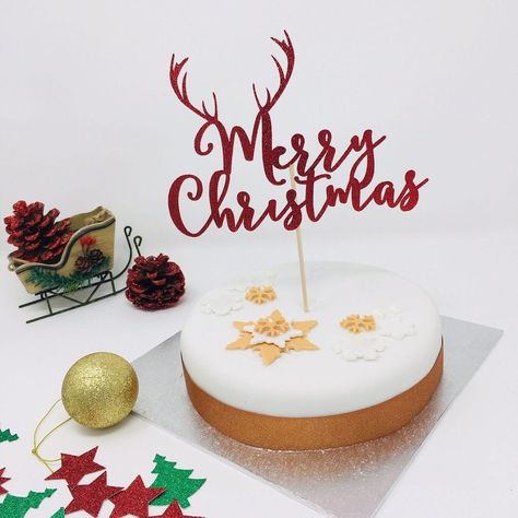 Natal, Merry Christmas Cake Topper, Christmas Cake Decoration, Merry Christmas Cake, Christmas Toppers, Christmas Cupcake Toppers, Christmas Cake Topper, Mermaid Cake Topper, Christmas Cupcake