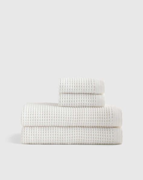 Bath Sets, Bath Décor & Accessories | Quince Waffle Towels, Goose Down Pillows, Turkish Bath Towels, Turkish Bath, Towel Colors, Soft Rose, Towel Collection, Bath Sets, Bath Sheets