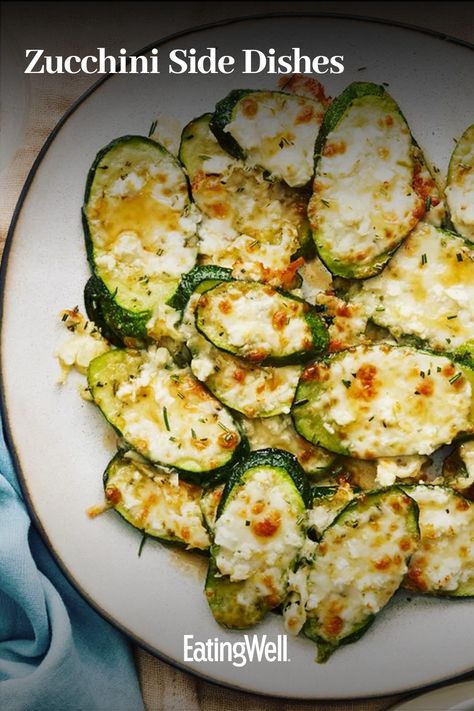 These tasty healthy side dishes for dinner, like zucchini bites and sauteed zucchini, feature the beloved summer squash as the star ingredient.  #dinner#dinnerideas#supperideas#dinnerrecipes#healthydinnerideas#healthydinnerrecipes#healthyrecipes Dinner Sides Zucchini, Gut Healthy Side Dishes, Low Carb Zucchini Recipes Side Dishes, Sauted Zucchini Side Dish Recipes, Keto Zucchini Side Dish Recipes, Zucchini Mushroom Side Dish, Zucchini Sides, Zuccini Sides Dishes, Zuchinis Recipe Dinner