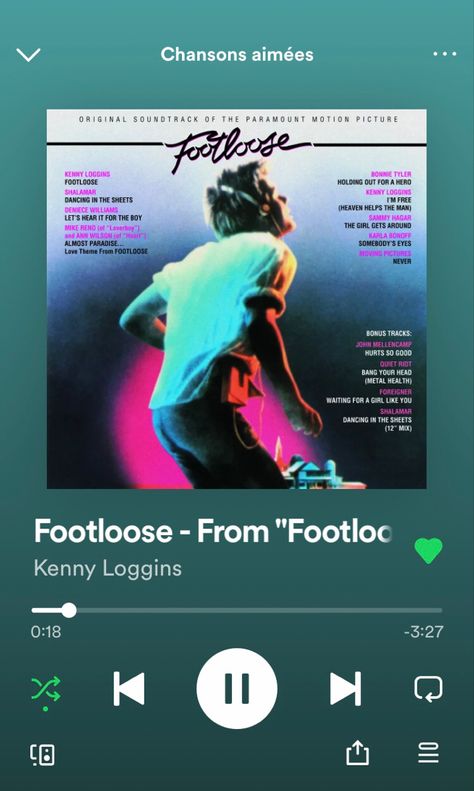 Footloose Song, Kenny Loggins Footloose, Metal Health, John Mellencamp, Kenny Loggins, Bonnie Tyler, Moving Pictures, Motion Picture, Soundtrack