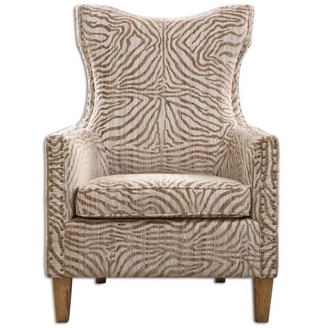 Bloomsbury Market Amante Armchair & Reviews | Wayfair Patterned Armchair Living Room, Zebra Print Chair, Animal Print Accent Chair, Pattern Armchair, Animal Print Chair, Parisian Room, Animal Print Furniture, Printed Accent Chairs, Global Home Decor Style