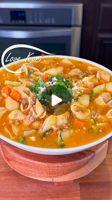 Karina Valladares on Instagram: "Traditional Mexican Sopita Concha Shell Soup with Ground Beef (Sopa de Conchitas con Carne Molida). Today I will be showing you how I make Mexican style sopita de conchas with ground beef 😋This is a Mexican classic and one of my family's favorite soup. It's so comforting and easy to make. I hope you enjoy this recipe. Please comment down below what recipe you will like to see next. Also, check out our YouTube Channel for the full video and for more delicious recipes. Link in Bio. MEXICAN CONCHITA SOUP WITH GROUND BEEF INGREDIENTS: For the meat: ► 1 lb. ground beef ► 2 minced garlic cloves ► 1/4 of white onion ► Salt and pepper to taste For the Salsa: ► 3 tomatoes ► 1/4 of white onion ► Small piece of jalapeño ► 1 garlic clove ► 1 cup water ► 1 tsp tomato b Mexican Sopita, Conchitas Recipe, Conchas Recipe, Tomato Bouillon, Mexican Soup Recipes, Ground Beef And Potatoes, Soup With Ground Beef, Mexican Soup, Mexican Cooking