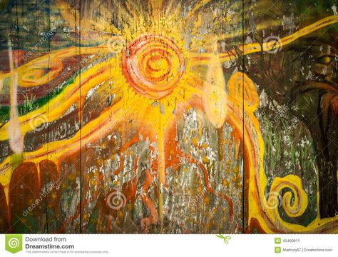 Abstract Sun Graffiti stock image. Image of weathered - 40460911 Sun Graffiti, Urban Painting, Painting Reference, Wooden Background, Art Project, Art Projects, Abstract Painting, The Sun, Graffiti