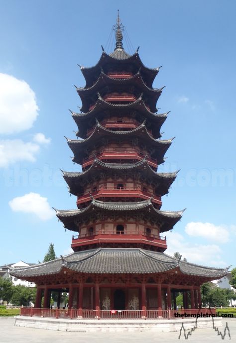 Chinese Temples, Buddhist Pagoda, Chinese Buildings, Chinese Pagoda, Ancient Chinese Architecture, Buddhist Temples, Chinese Temple, Asian Architecture, Asian Garden