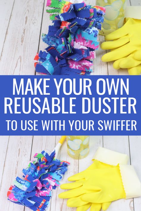 Swiffer Duster Pattern, Reusable Swiffer Duster, Diy Dusters, Reusable Duster, Swiffer Duster, Swiffer Pads, Stop Spending Money, Stop Spending, Diy Sewing Gifts