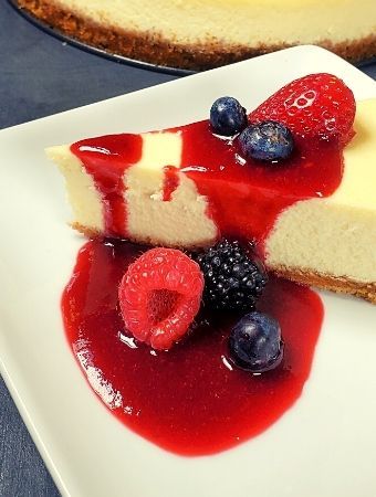 Mixed Berry Sauce - Coulis - Whisking Up Yum Fun Cheesecake Recipes, Moist Lemon Pound Cake, Creamy Cheesecake Recipe, Berry Coulis, Cheesecake Crust, Berry Sauce, Make Ahead Desserts, Baked Strawberries, New York Cheesecake