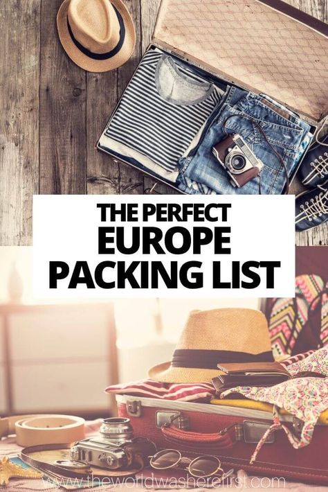 Looking for the perfect packing list for Europe? Look no further! This list will help make sure you don't forget a thing! Europe Trip Outfits 2023, 2 Week Trip To Europe Packing Lists, Ef Tours Packing Lists, What To Take To Europe Packing Lists, Europe Packing List October, May Europe Travel Outfits, Carryon Packing List Europe, 12 Days In Europe Packing, Outfits To Pack For Europe