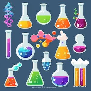 Spooky Science Lab, Lab Clipart, Spooky Science, Science Clipart, Test Tubes, Bubble Art, Van Design, Science Lab, Test Tube