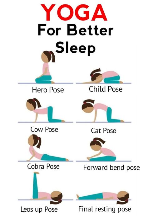 Bed Time Stretch, Yoga For Better Sleep, Bedtime Workout, Mckenzie Exercises, Yoga Positionen, Night Yoga, Bedtime Yoga, Bed Workout, Yoga Cards