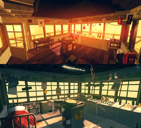 Campo Santo FIREWATCH Firewatch Game, The Long Dark, Game Studio, Lookout Tower, Tower House, Cabin Camping, Interior Concept, Watch Tower, Life Is Strange