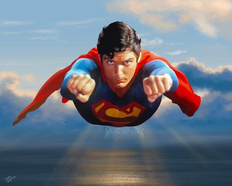 Superman Gif, Christopher Reeves, Superman Photos, Superman Actors, Superman Hero, Christopher Reeve Superman, Superman Pictures, Superhero Images, Superhero Superman