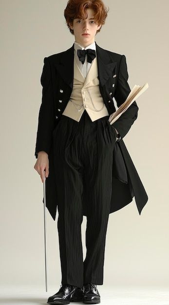 Edwardian Suit Men, Fantasy Victorian Fashion Male, Victorian Man Outfit, Male Ballroom Outfit, Victorian Clothes Men, Suit Man Aesthetic, Dickensian Aesthetic, Magician Outfit Men, Vampire Outfits Men