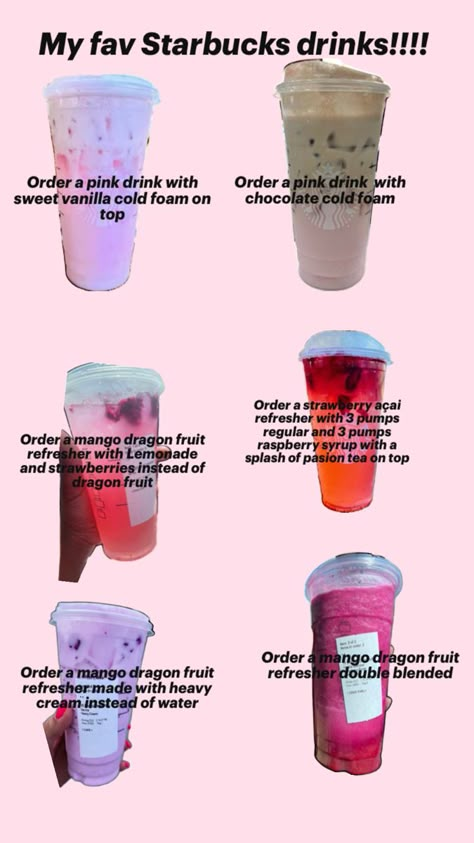 #preppy#starbucks Preppy Starbucks, Starbucks Copycat Recipes Drinks, Best Starbucks Drinks, Starbucks Drink Menu, Starbucks Drink Ideas, I Love Starbucks, Starbucks Ideas, Starbucks Copycat Recipes, Starbucks Secret Menu Recipes