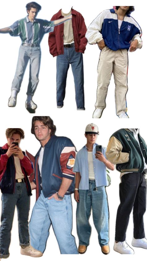 School 90s, 90s Outfit, 90s 00s, School Parties, Old School, Mens Outfits