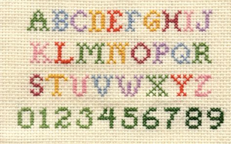 Cross Stitch Letter Patterns, Cross Stitch Numbers, Cross Stitch Alphabet Patterns, Cross Stitch Fonts, Cross Stitch Letters, Cross Stitch Pillow, Small Cross Stitch, Pola Kristik, Pola Sulam