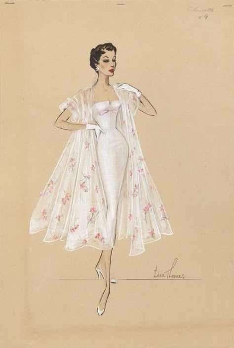 Fantasy Ball, Burlesque Vintage, Vintage Fashion Sketches, Cyd Charisse, Fashion Illustration Vintage, Jeanne Lanvin, Lingerie Inspiration, Fashion Drawing Dresses, Vintage Dress Patterns