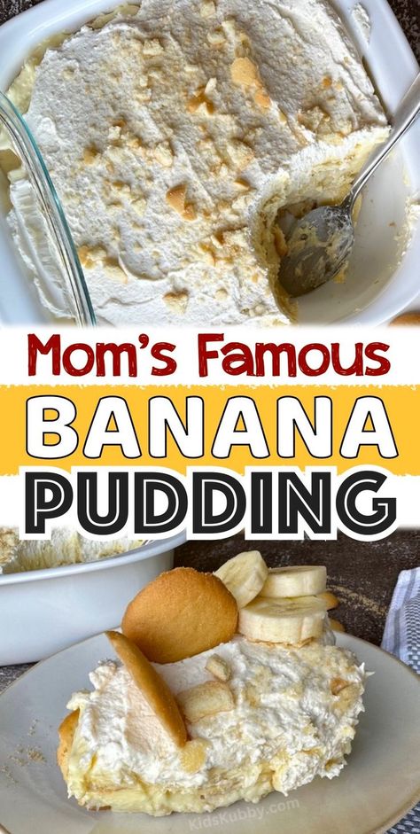 Banana Pudding Recipe With Cream Cheese, Cool Whip Banana Pudding, Cream Cheese Condensed Milk, Best Banana Pudding Ever, Pudding Whipped Cream, The Best Banana Pudding, Easy Dessert Idea, Cool Whip Desserts, Easy Banana Pudding