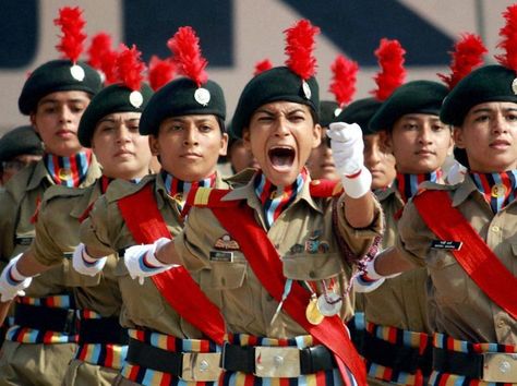 Ncc Cadet, National Cadet Corps, Indian Army Quotes, Indian Army Wallpapers, Jai Hind, Grunge Pictures, Dress Rehearsal, Army Women, Indian Flag