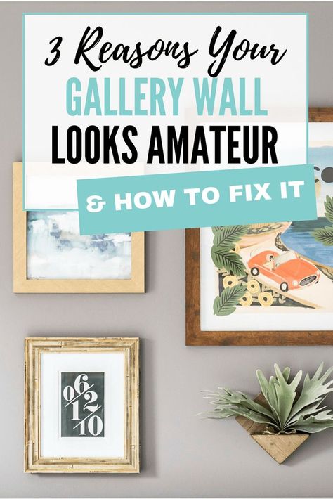 These tips will help you create the perfect gallery wall! Create A Gallery Wall, Gallery Wall Bedroom, Picture Gallery Wall, Gallery Wall Layout, Eclectic Gallery Wall, Perfect Gallery Wall, Gallery Wall Inspiration, Photo Wall Gallery, Gallery Wall Living Room