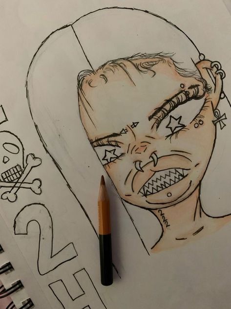 Baddie Drawings, Swaggy Art, Weird Drawing Ideas, Dope Drawings, Easy Graffiti Drawings, Color Drawing Art, Indie Drawings, Animation Art Sketches, Graffiti Style Art