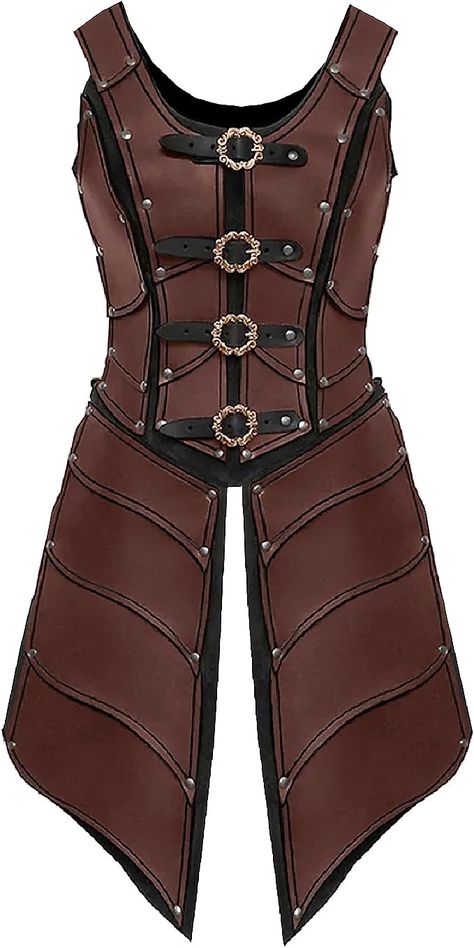 Amazon.com: Uyecos Deluxe Medieval Chest Armor Viking Warrior Adjustable Leather Armour Breastplate Costume for LARP Party Halloween Cosplay (Women Armor Red) : Clothing, Shoes & Jewelry Female Armor Dress, Medieval Chest, Knight Dress, Dress Armor, Leather Costume, Chest Armor, Viking Cosplay, Armadura Cosplay, Leather Armour