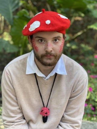 Male Mushroom Costume, Mushroom Costume Men, Forest Costume, Mushroom Guy, Diy Costumes Men, Purim Ideas, Cute Rave Outfits, Mushroom Outfit, Mushroom Man