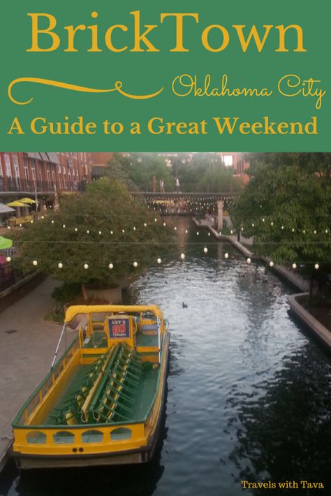 Bricktown Oklahoma City, Bricktown Okc, Oklahoma City Things To Do, Oklahoma Vacation, Tulsa Time, Weekend Family Getaways, Southern Usa, Oklahoma Travel, Warehouse District